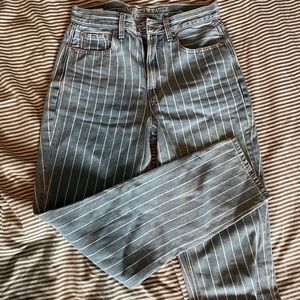 American Eagle Striped Jeans